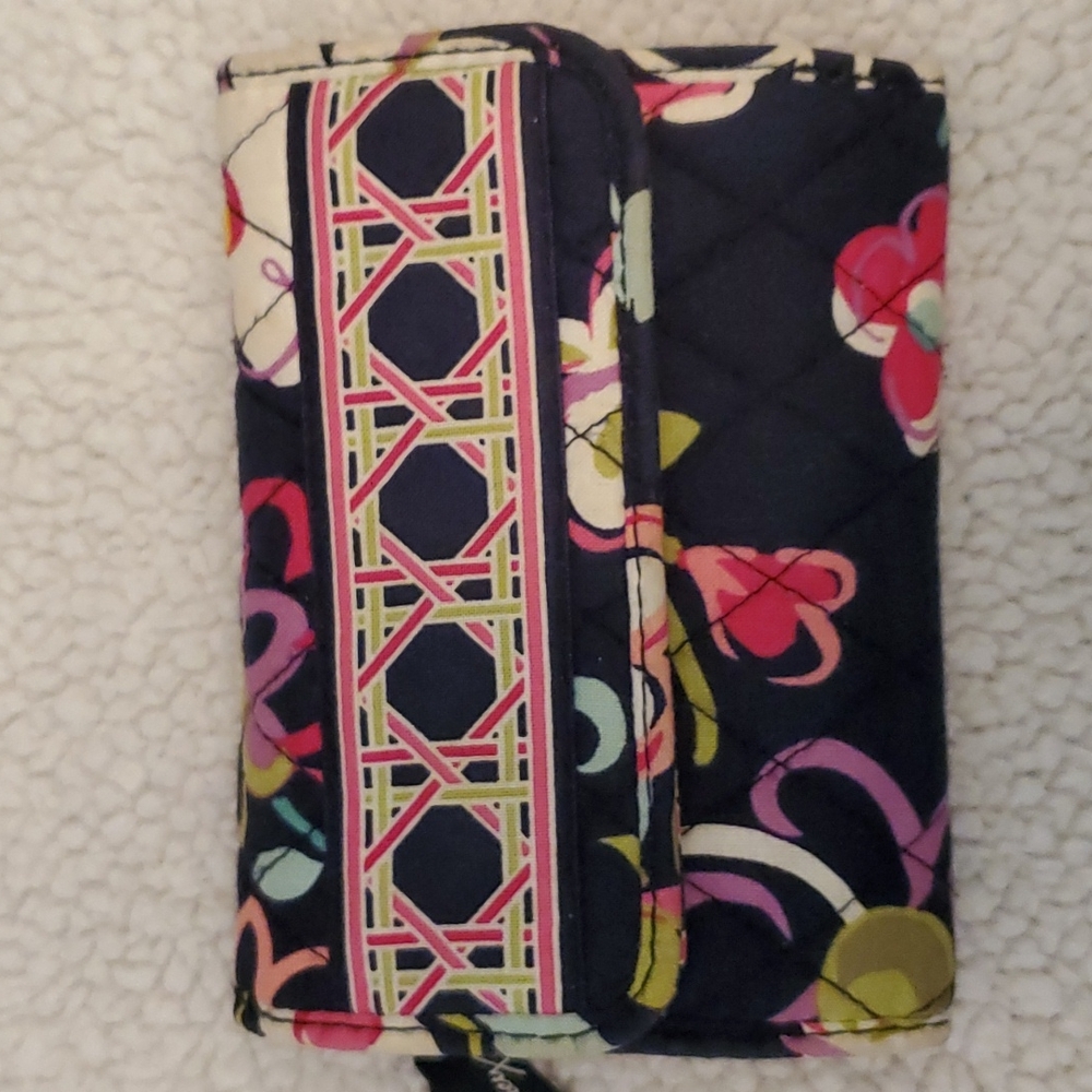 Navy Vera Bradley Compact Wallet